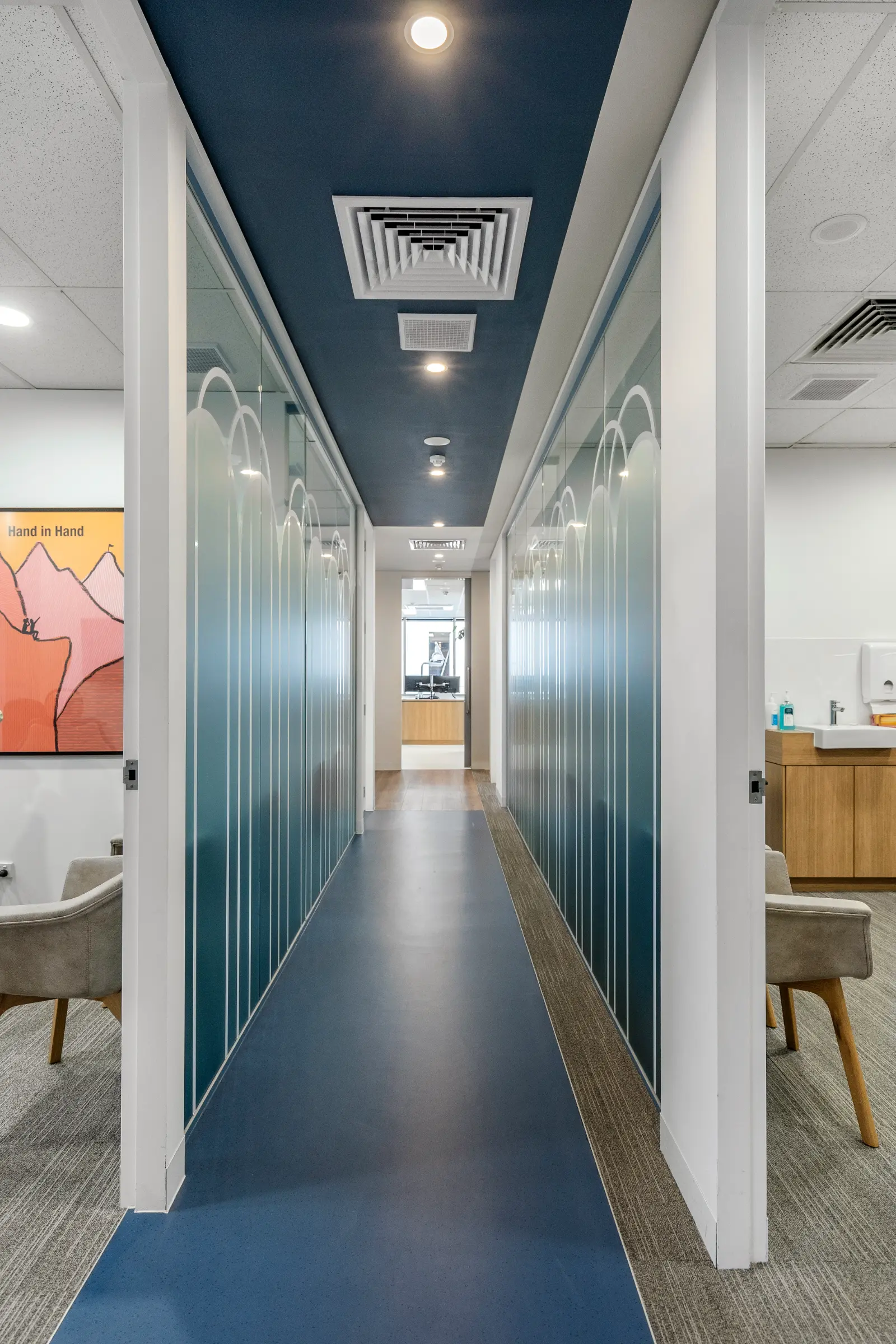 orthodontic corridor in Melbourne clinic