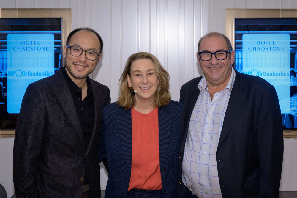 Dr Martin Poon, Dr Andrea Shepperson & Dr Geoff Hall at the 2026 MP Orthodontics Rederrers Day
